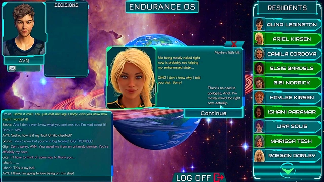 Stranded In Space – Busty Girls Seduce You With Curves & Giant Tits