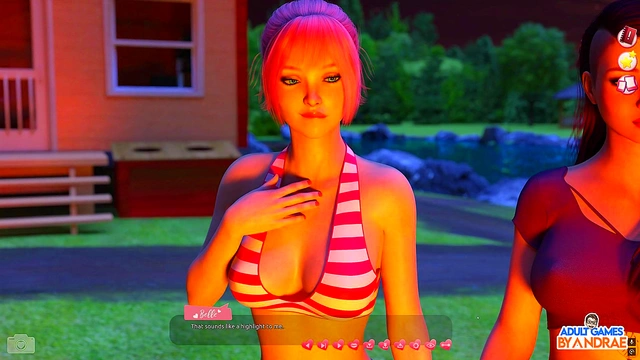 Kinky 3D Manga Teens Engage in Hot Threesome by the Campfire for Huge Cumsshots