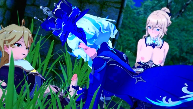 Jean’s Moonlit Encounter – 3D Hentai Koikatsu Fun With Genshin Impact