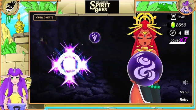 Redhead Riju From LoZ Threesome Squirt Orgasm With Tan Lines & Anime Blowjob