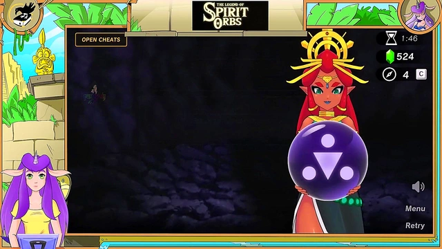 Redhead Riju From LoZ Threesome Squirt Orgasm With Tan Lines & Anime Blowjob