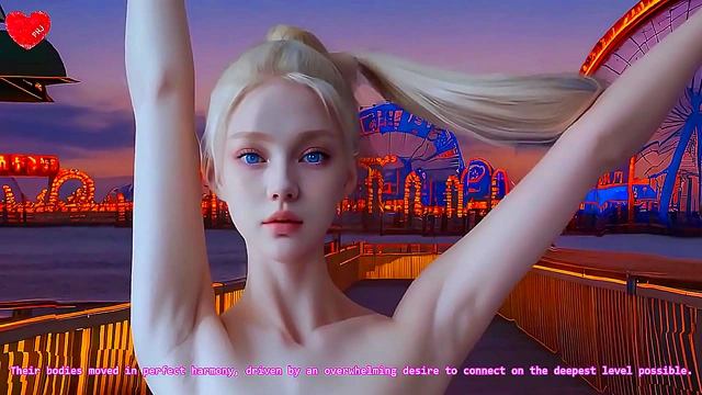 Perfect Doll-Bodied Blonde Visits New York for Uncensored Anime JOI Fun