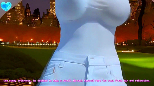 Perfect Doll-Bodied Blonde Visits New York for Uncensored Anime JOI Fun