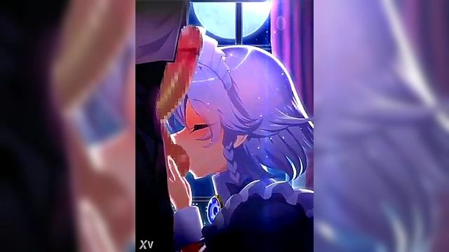 Horny Hentai Babe Sucks Balls And Teases With Her Sexy Lips