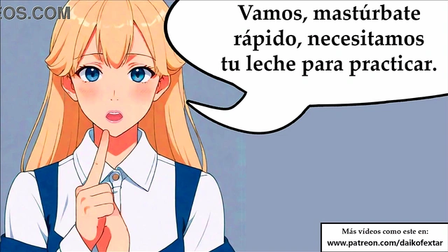 Hentai Femboy CEI Training – Learn to Take Semen Little by Little in Spanish POV