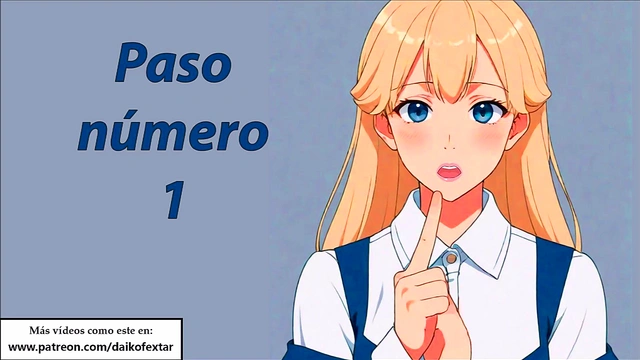 Hentai Femboy CEI Training – Learn to Take Semen Little by Little in Spanish POV