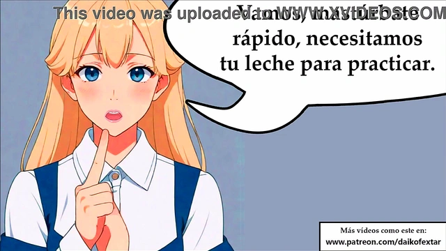 Hentai Femboy CEI Training – Learn to Take Semen Little by Little in Spanish POV