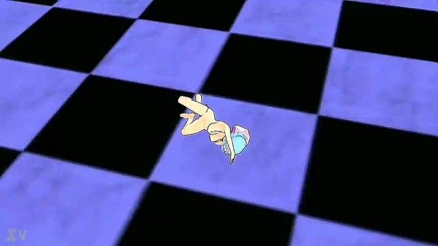 Big-Busted Yuyuko Saigyouji Seduces in Erotic MMD Animation