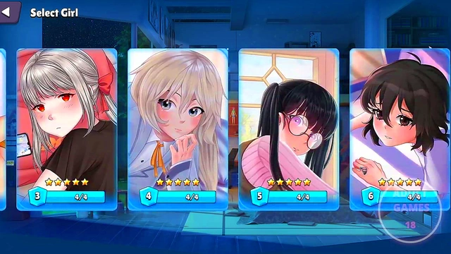 Busty Gamer Girls Strip Down for Steamy Anime Gameplay Action