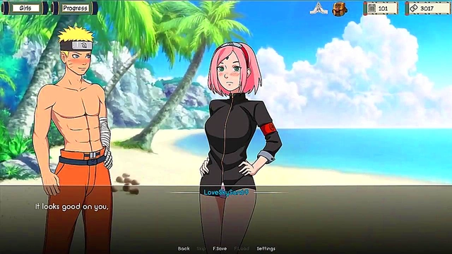 Halloween Naruto Kunoichi Trains for Sexy Fun in 3D Anime Action