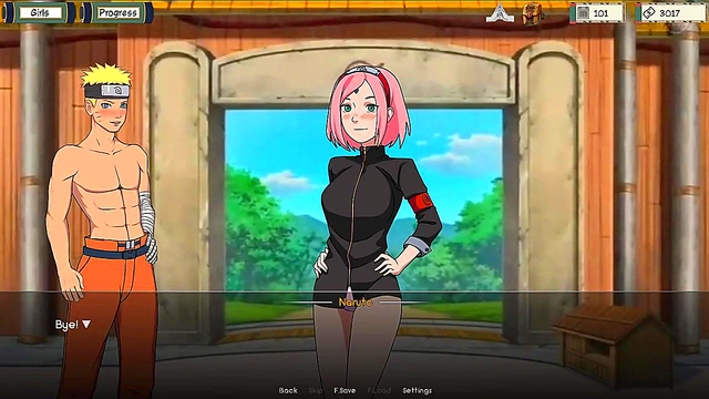 Halloween Naruto Kunoichi Trains for Sexy Fun in 3D Anime Action