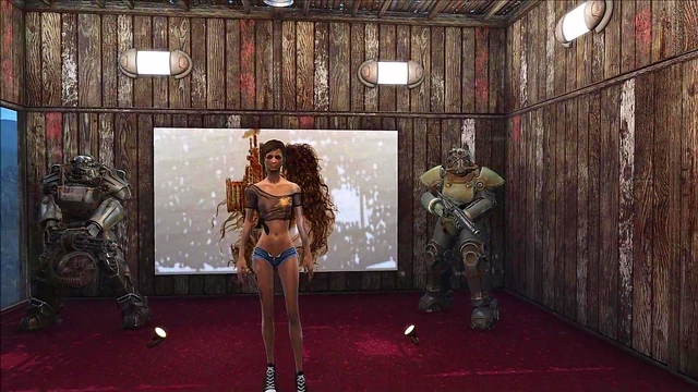Cute Brunette in Fallout 4 Fashion Shows Off Sexy Anime Style