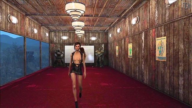 Cute Brunette in Fallout 4 Fashion Shows Off Sexy Anime Style