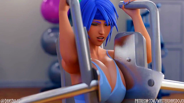 Horny Gym Girls Aqua & Kairi Seduce You in Kingdom Hearts Anime PMV
