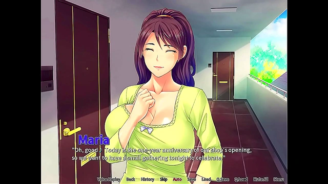 Neighboring Milf Wives Share Dick for Juicy Cumshots in Anime Adventure