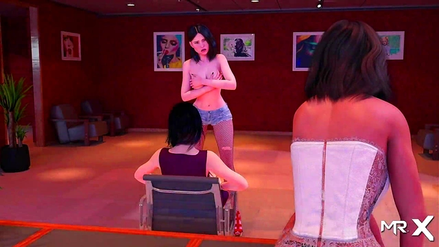 Boss Girl Dominates Submissive Babe in Fashion Business Hentai Game