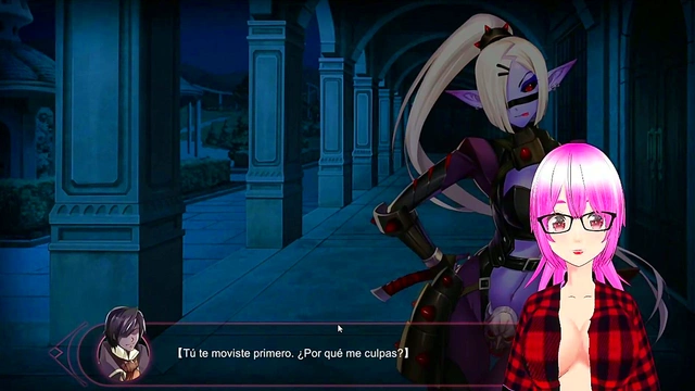 Dark Elf Endures Painful BDSM Pleasure in Anime Visual Novel Adventure