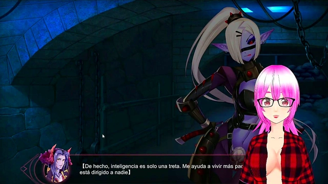 Dark Elf Endures Painful BDSM Pleasure in Anime Visual Novel Adventure