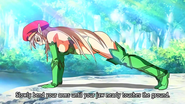 Horny Elf Trains Nipples In Alleyne's Queen's Blade Anime Adventure