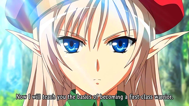 Horny Elf Trains Nipples In Alleyne's Queen's Blade Anime Adventure