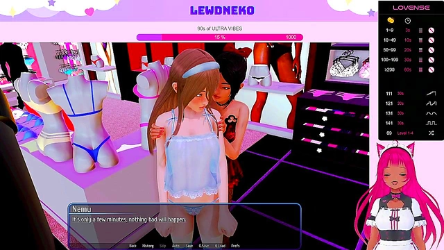 Busty VTuber Elf Masturbates Publicly With Vibrator for Multiple Orgasms & Creampie