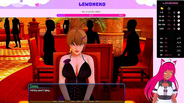 Busty VTuber Elf Masturbates Publicly With Vibrator for Multiple Orgasms & Creampie