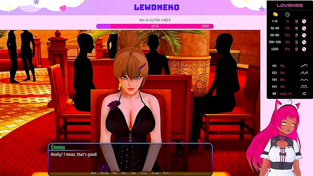 Busty VTuber Elf Masturbates Publicly With Vibrator for Multiple Orgasms & Creampie