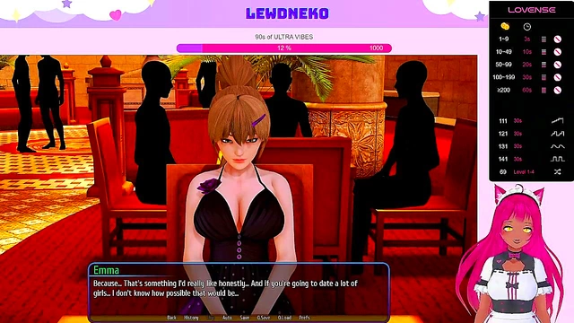 Busty VTuber Elf Masturbates Publicly With Vibrator for Multiple Orgasms & Creampie