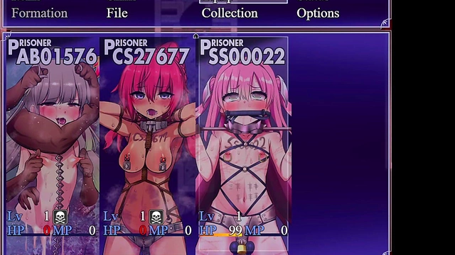 Busty Demon Sisters Face Netorare & BDSM Gangbang in Anime RPG Game
