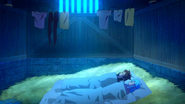 KonoSuba Anime Chick Gets Fucked While Enjoying Food In Hot Hentai Scene