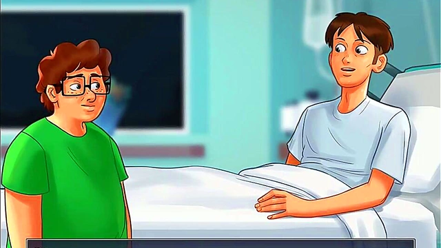 MILF Neighbor Miss Johnson seduces in Summertime Saga for Threesome Fun