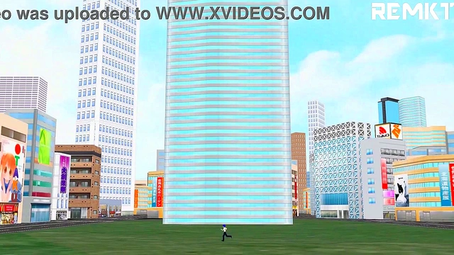 Giantess Lucoa Enchants Shouta for Size Growth Fun in 3D Hentai Cityscape