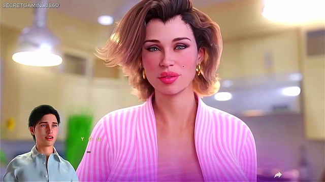 Caught Stepmom Masturbating, Teen Craves Her Busty Anime Body for 3D Sex Fun