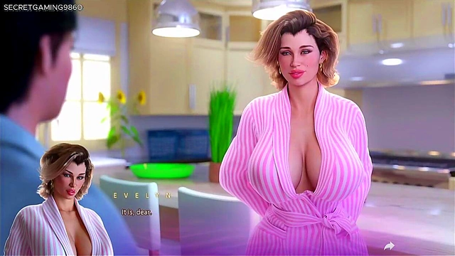 Caught Stepmom Masturbating, Teen Craves Her Busty Anime Body for 3D Sex Fun