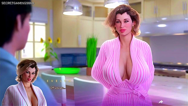 Caught Stepmom Masturbating, Teen Craves Her Busty Anime Body for 3D Sex Fun