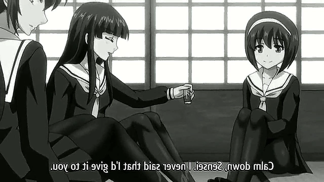 Horny Anime Chick Gives Sensual Foot Job To Lucky Guy