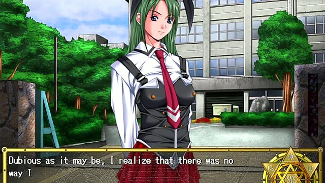 Lustful Demon Seduces Busty Heroine in Bible Black Anime Adventure