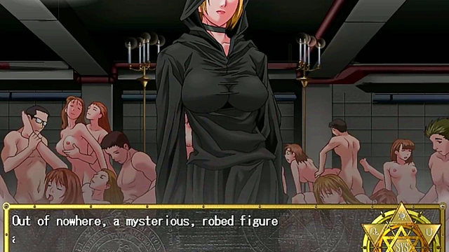 Lustful Demon Seduces Busty Heroine in Bible Black Anime Adventure