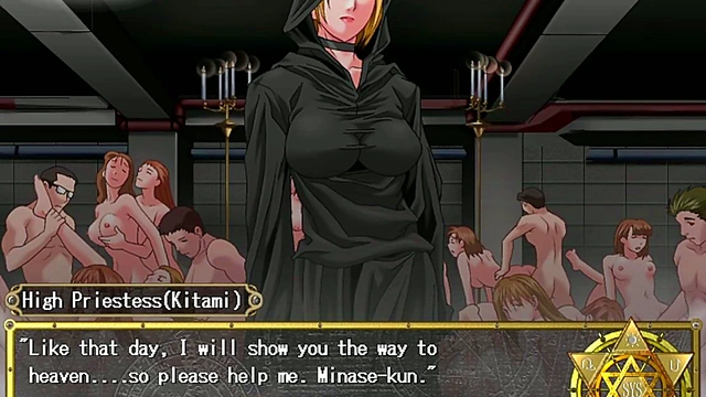 Lustful Demon Seduces Busty Heroine in Bible Black Anime Adventure