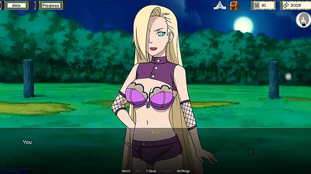 Horny Hinata Gives Seductive Boobjob In Naruto Kunoichi Trainer Anime
