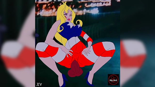 Horny Miss America Cartoon Parody Gets Fucked Hard By Big Dick