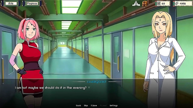 Sexy Tsunade Trains Naruto With Hot 3D Anime Action & Intense Visual Novel Scenes