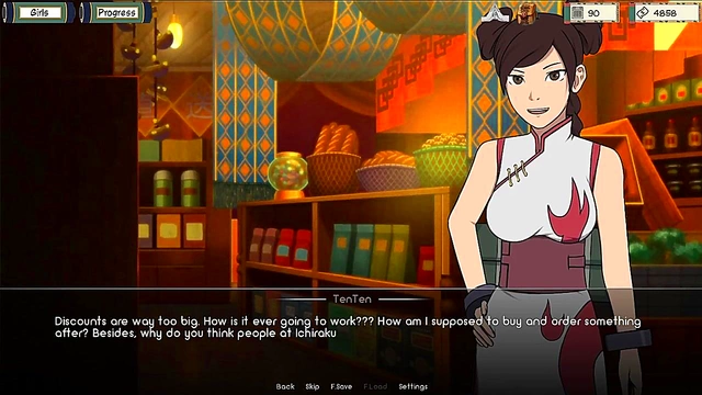 Sexy Tsunade Trains Naruto With Hot 3D Anime Action & Intense Visual Novel Scenes