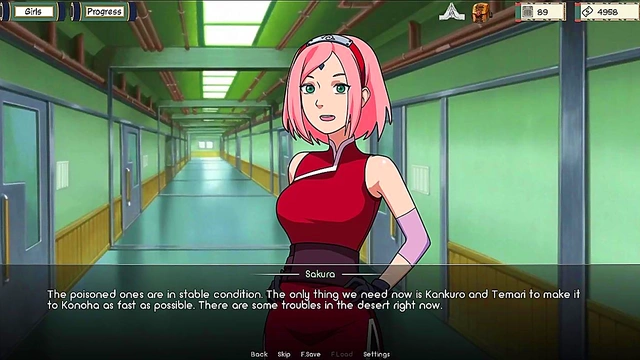 Sexy Tsunade Trains Naruto With Hot 3D Anime Action & Intense Visual Novel Scenes
