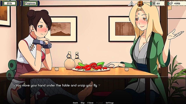 Sexy Tsunade Trains Naruto With Hot 3D Anime Action & Intense Visual Novel Scenes