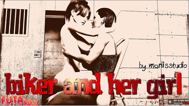 Futabike Babe Pounds GF's Juicy Pussy With Big Dick Standing Fuck