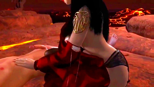 Busty Medusa Queen Fucks Guy At Volcano for Huge 3D Hentai Bukkake Creampie