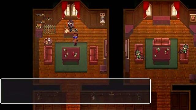 Cute Small-Titted Detective Girl Goes Topless for Steam City Men's Pleasure