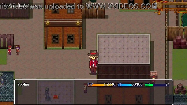 Cute Small-Titted Detective Girl Goes Topless for Steam City Men's Pleasure