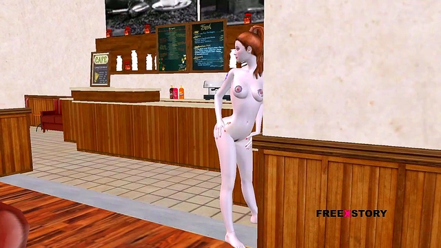 Cute 3D Anime Teen Shows Off Seductive Poses for Your Pleasure